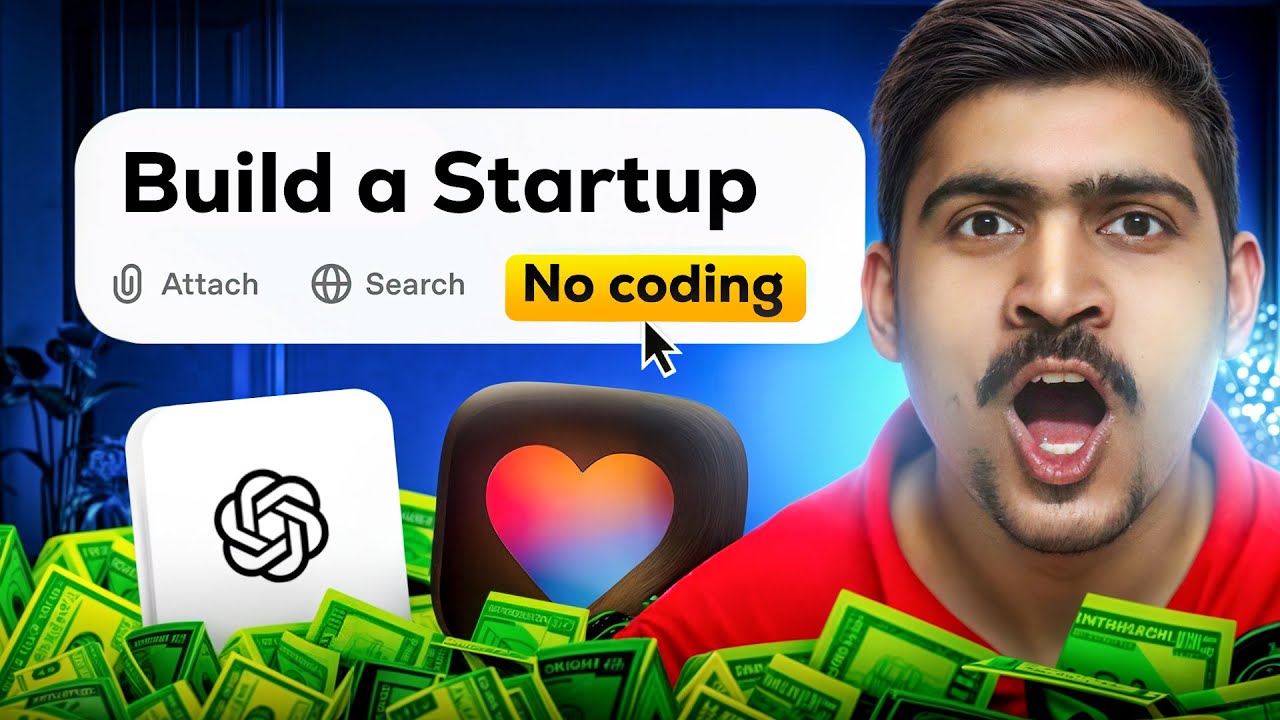 Zero Coding, Zero Team: Build Your Dream Startup with AI! 💸🔥 - YouTube