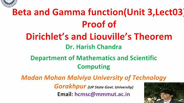 Beta and Gamma function| Proof of Dirichlet