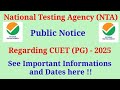 CUET (PG) 2025 application form|| National testing agency| NTA| MSc/MA/MTech admission #nta #cuetpg