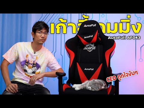 รีวิว Autofull AF043 เก้าอี้เกมมิ่งเน้นความทน กันเล็บแมวได้ดี !