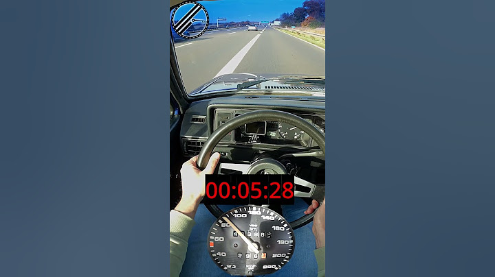 VW Golf 1 GTI | 112 PS | 0-100 kmh