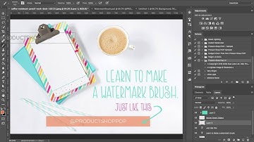 Making a Watermark Brush in Photoshop