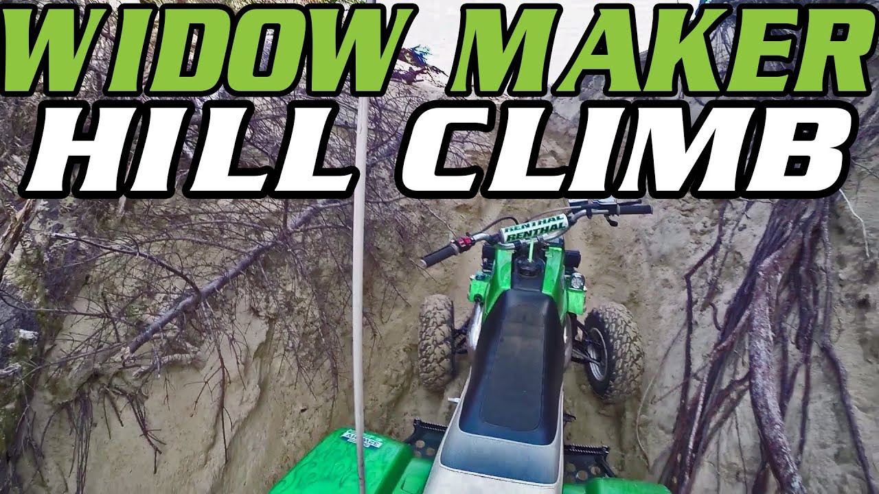 HILL CLIMB FAIL Banshee 350 and Raptor 700 ATV Riding on Widowmaker