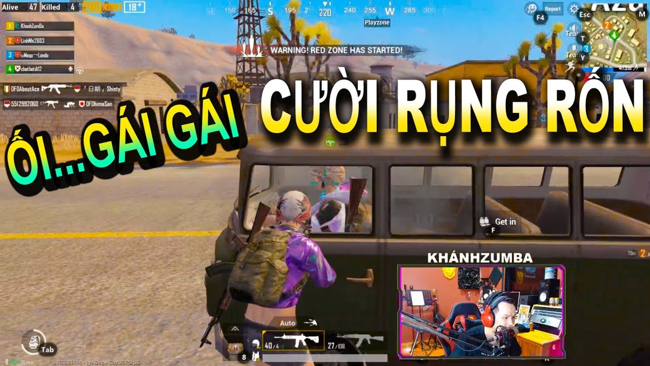 khánh zumba tv Lần Đầu Trải Nghiệm Map Sa Mạc Bị Gái Xinh Sát Hại Cười Rụng Rốn - Pubg Mobile
