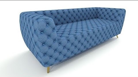 Autocad 3d furniture sofa design part-1