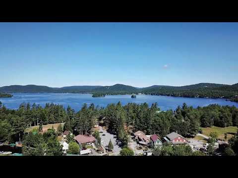 Drone video of Inlet, NY (Adirondacks)