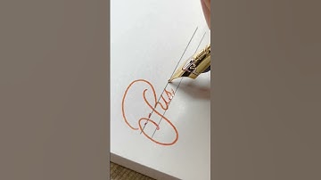 Risana - name handwriting with fountain pen #satisfying #calligraphy #fountainpen #signature