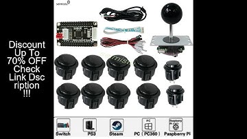 Arcade Joystick Copy Sanwa Neo Geo Arcade Game Diy Kit Raspberry Pi XBOX360 Android PS3 In 1 Usb Con