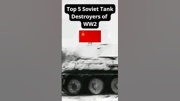 Top 5 Soviet Tank Destroyers of WW2 #shorts