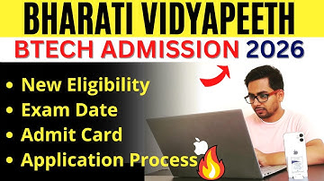 Bharati Vidyapeeth Pune | BVP CET Exam 2026 | Eligibility & Registration Date | Admission 2026