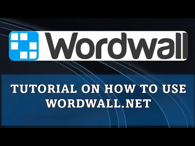 TUTORIAL WORDWALL 