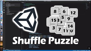 Unity 15 Puzzle Shuffle & Move Tutorial screenshot 1