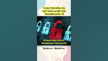Vì sao tên miền Việt Nam đắt hơn tên miền quốc tế, sikido.vn - web40.vn #shorts