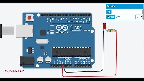 Tinkercad İle Arduino Bölüm 2  Led Patlatma ve Led Yakma Uygulaması