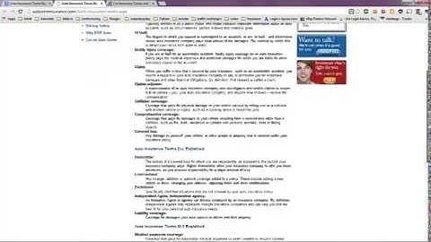 Auto Insurance Terms Explained - Definitions You Should Know