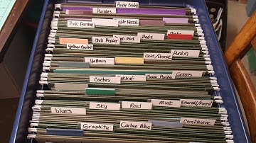 My Paper Storage:  8.5 X 11 Papers and Scraps
