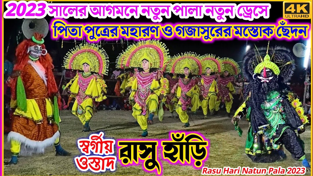 Rasu R রাসু হাড়ির নতুন পালা | নতুন ড্রেস ও মুখোশে- rasu hari natun pala ...