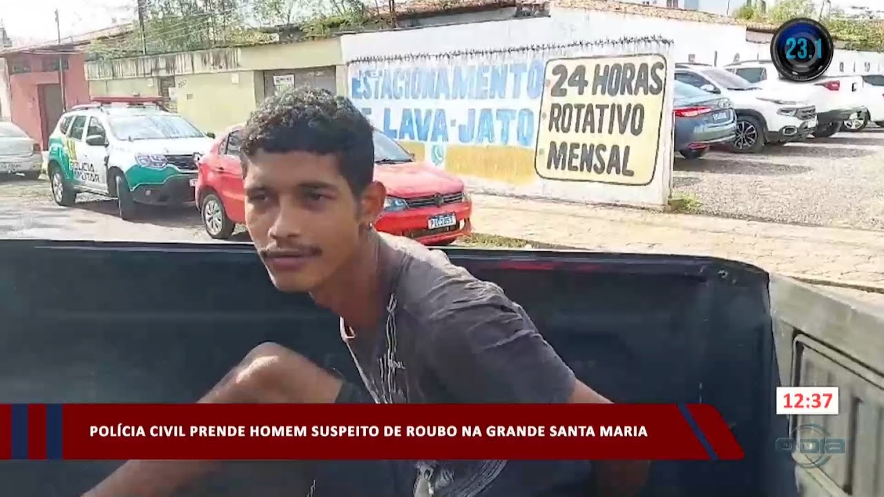 Polícia Civil prende homem suspeito de roubo na grande Santa Maria 02 11 2023