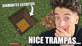 ESCONDÍ DIAMANTES ANTES DE HACER EL RETO... MINECRAFT PARTE 23 BYTARIFA GAMING