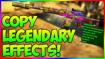 Duplicate LEGENDARY Weapons Effects Glitch! After Patch! (Fallout 4)