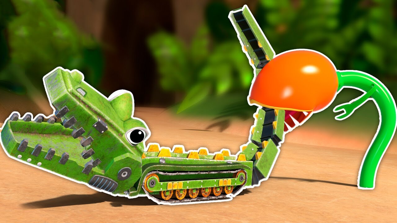 CROCODILE ROCK CRUSHER är fast i en ÄTANDE VÄXT!