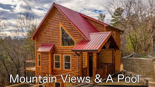Private Indoor Pool Luxury of this cabin In Gatlinburg 2 Bedrooms 2 Bathrooms New Construction
