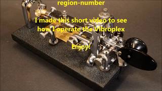 PABeker 2018 radio contest with Vibroplex key