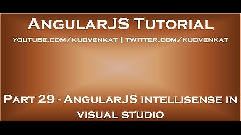AngularJS intellisense in Visual Studio