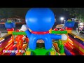#2 bermain di Istana Balon Doraemon Odong-odong Mainan Anak banyak teman Kids Pool Fun Baloon Castle