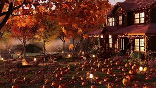 Cozy Pumpkin Patch Ambience  Autumn Farm: Nature Sounds for relaxation