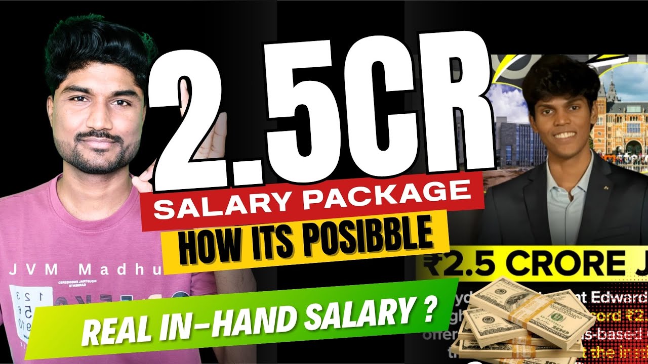 💰💻Edward Nathan Hyderabad Student Gets ₹2.5 Crore Package 😱 | IIT Level DSA? In-Hand Salary? Reality