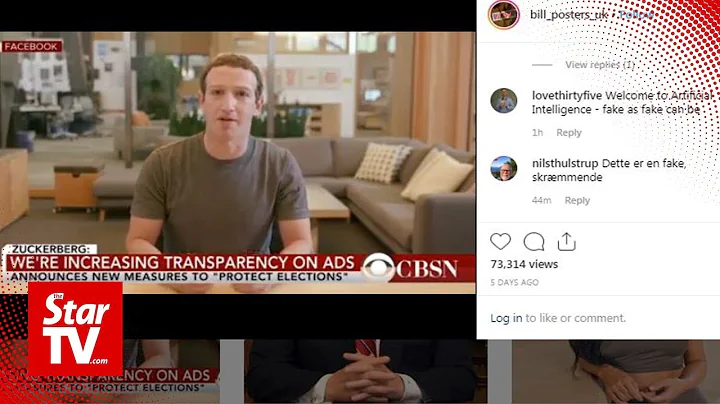 Artists create Zuckerberg 'deepfake' video