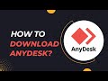 How to download and install anydesk for Labsmart support?