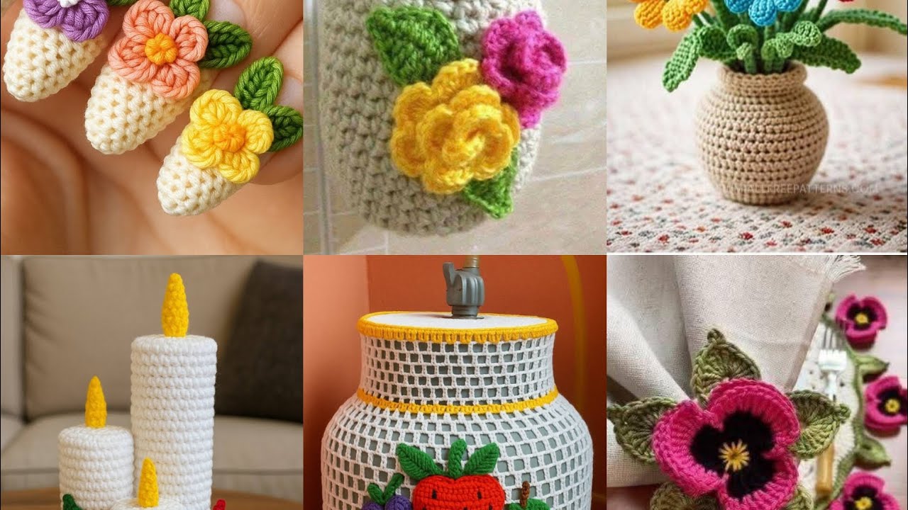 Handicraft Crochet Home Decor/DIYIDEAS 🧶✨