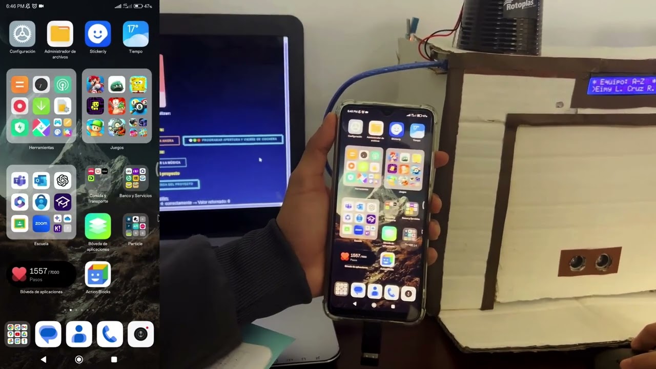 Funcionamiento de Proyecto Casa Inteligente - Sistemas Embebidos (Particle Photon y Arduino) + JS