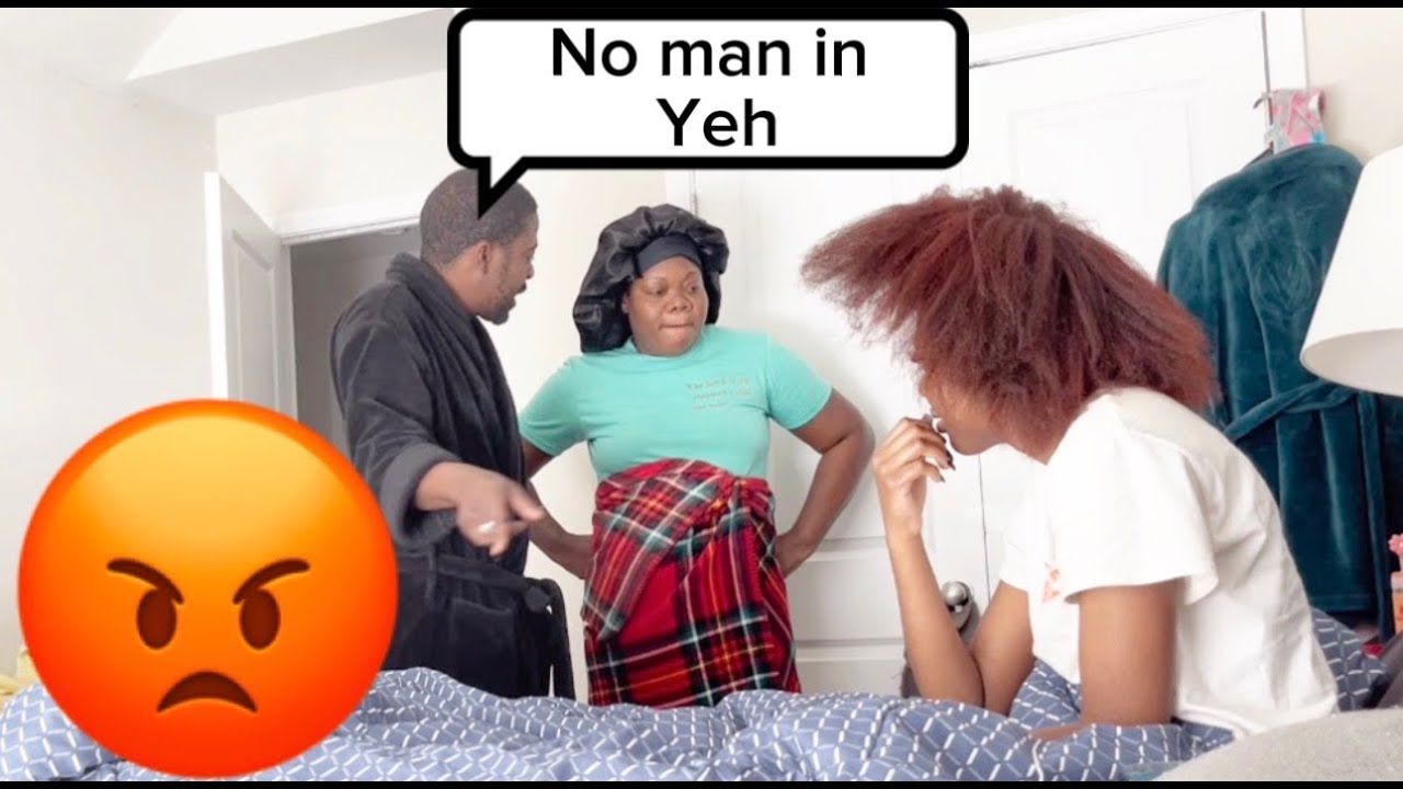 Передайте моему отцу-ямайцу, что мой парень останется у меня ночевать.