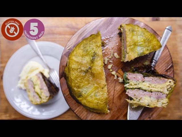 Stuffed Cabbage Cake with Sausage | Rachael Ray Show