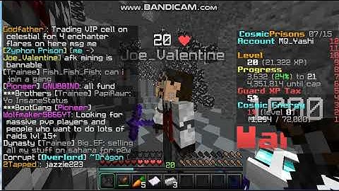 Afk mining- Cosmic Prisons