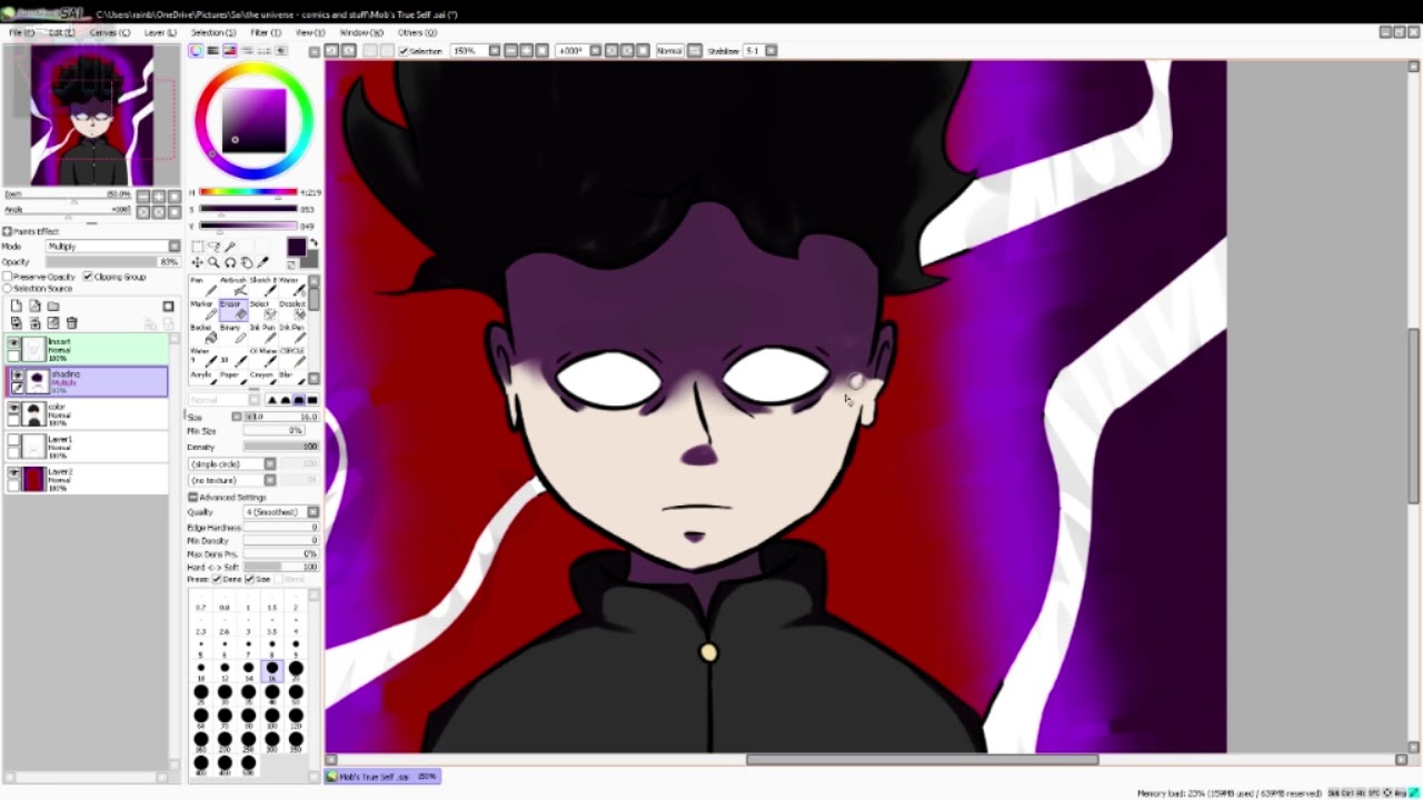 Speedpaint | Mob's True Self | Mob Psycho 100
