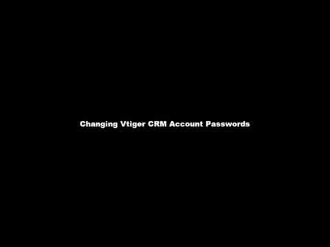 Changing CRM Account Passwords