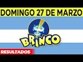 Resultados del sorteo BRINCO del 27/03/2022 🎟️
