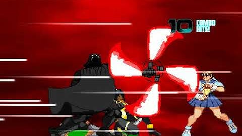 MUGEN Request: Tanya & Boba Fett Vs Darth Vader & Sakura