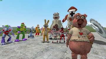 NEW ALL DARK DECEPTION CHAPTER 1 4 VS FNAF SECURITY BREACH | Garry