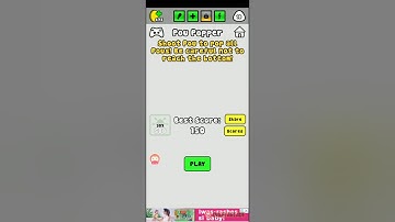 Pou Popper No more space! Find Pou Wrong cup! Game Over