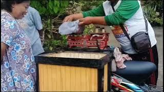 Aktivis pagi hari beli ikan laut murah,hidup di desa pedalaman 