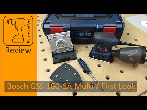 Bosch GSS 160-1A Multi / First Look