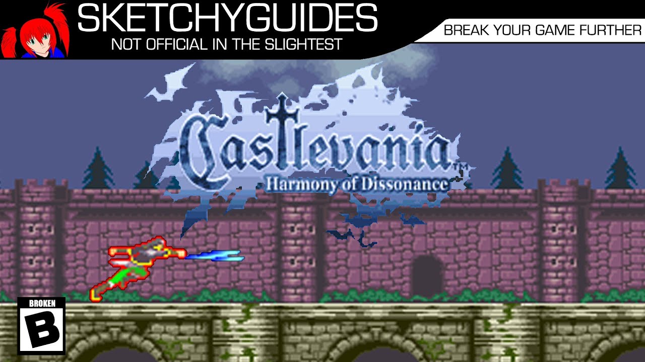 SketchyGuides: Castlevania: Harmony of Dissonance Maxim Any% Part 1 - Intro and Techniques