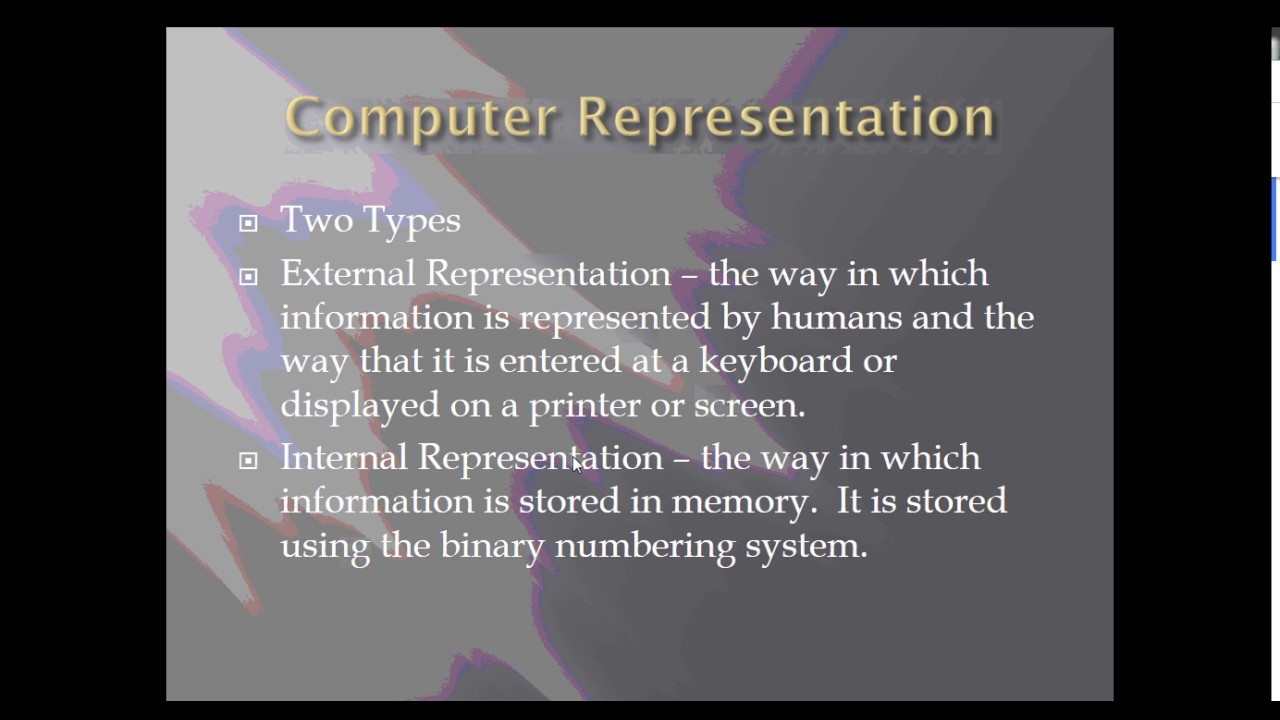 introduction to computer data representation