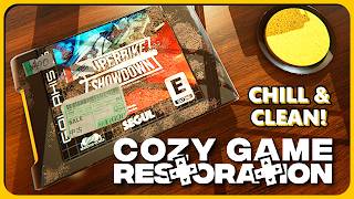 CLEAN RETRO GAME CARTRIDGES! Cozy Game Restoration Playtest