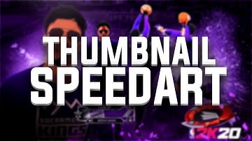 LXCK DF THUMBNAIL SPEED ART #1 • HOW TO MAKE GOOD NBA 2K20 THUMBNAILS! NBA2K THUMBNAIL SPEEDART #5
